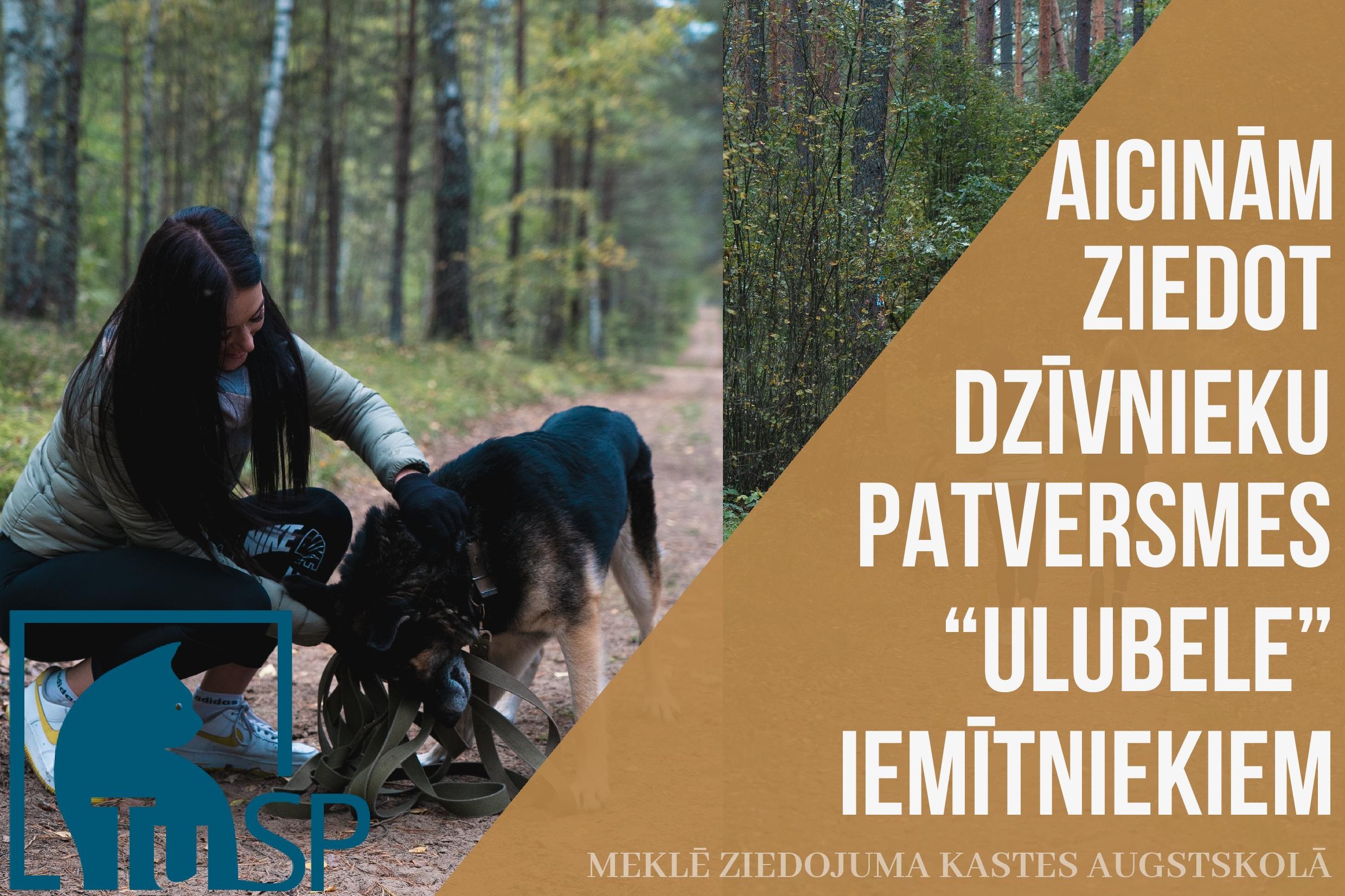Studejoso Pasparvalde Aicina Ziedot Dzivnieku Patversmei Ulubele Jaunumi Biznesa Augstskola Turiba